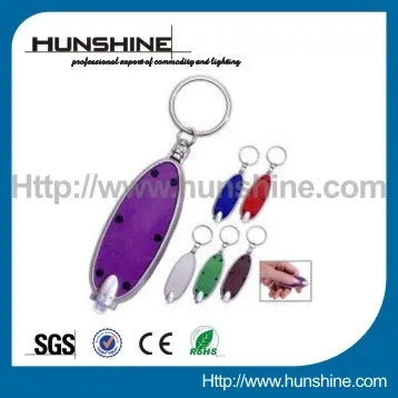 colorful design led keychain
