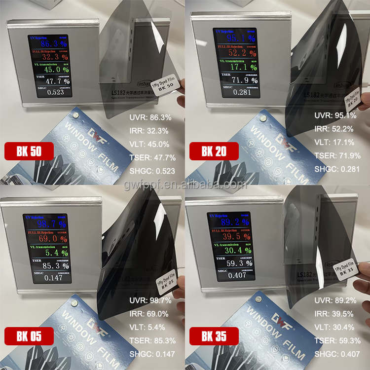 Uv Protection dyed tint film