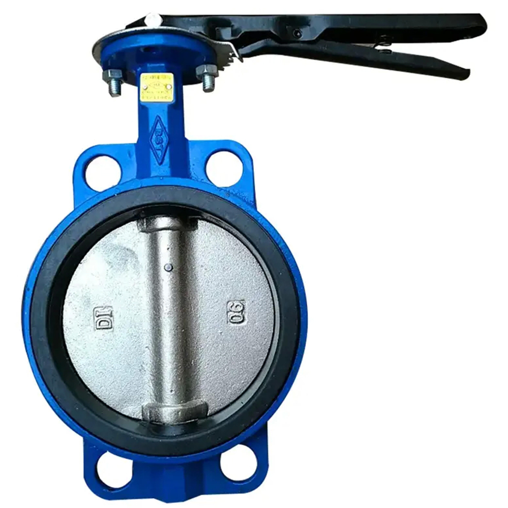 Butterfly valve handle wafer butterfly valve