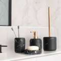 Marble resin bathroom four-piece creative home wash set