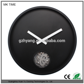 Fashion design patented 16 inch ABS Gear Wall Clock for dinner hall