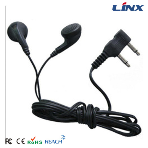 2.5mm disposable mono airline earphone earbuds