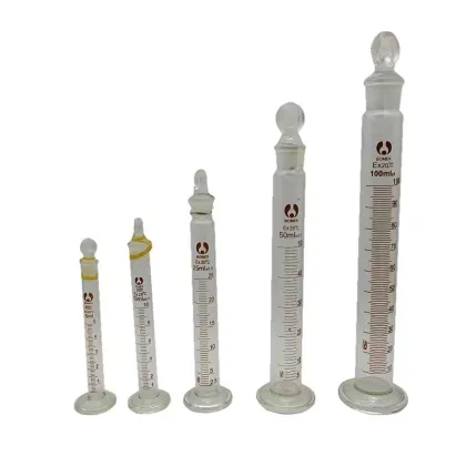 Measuring Cylinder with Ground-in Glass Stopper 25ml