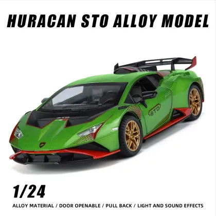 Huracan STO Luxury Car Model Toy with Sounds and Lights