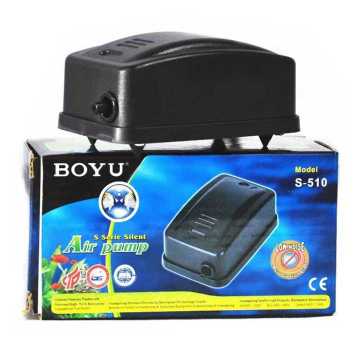 Boyu S -510：ミニ水族館用の静かなエアポンプ - 魚タンクと水耕系の酸素化の強化