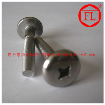 cross recessed countersunk heads crew