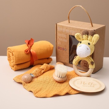 2023 Etsy Custom Knitted Baby Teething Toys Gift Set