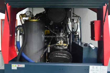 Hongwuhuan Mining Compressor HGT550-16C 16 bar Portable Diesel Screw Air Compressor