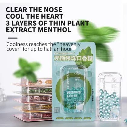 Pepper Mint Capsule Balls: Fresh Mouth, Sugar-Free Mint Balls