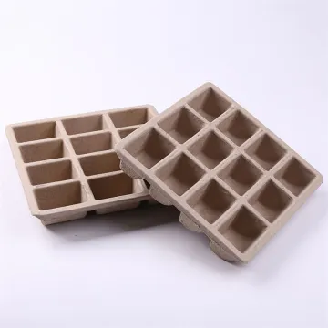 Biodegradable recycled paper pulp molded packaging insert