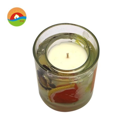 2019 Elegant shape small decorative gel jelly candle