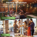 300FT sola light string LED light bulbs