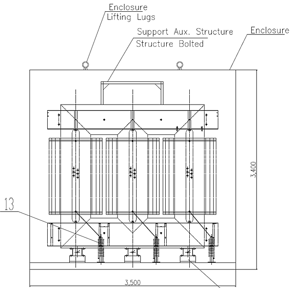 10mva dry type transformer