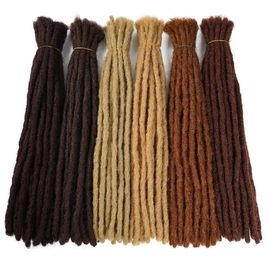 Wholesale 100% Handmade Crochet Braid Locs Twist AfroSynthetic Hair Dreadlock Extensions