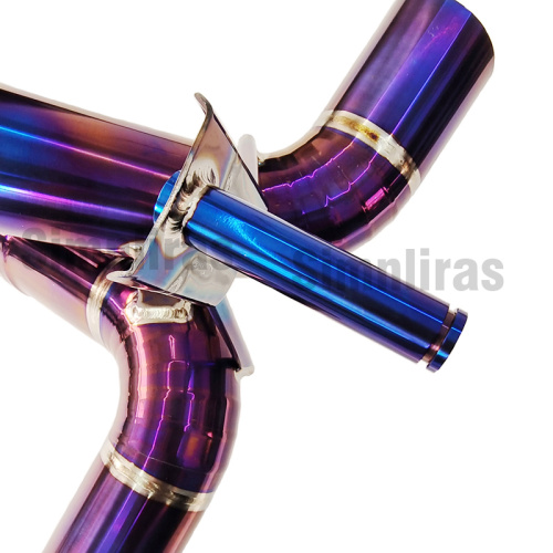 3" Lila X-Pipe Titan-Auspuffanlage für 18-22 Lamborghini Huracan EVO PRO-1