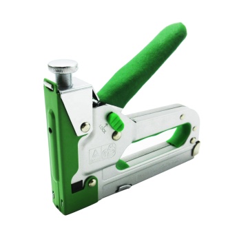Hot Sale 3-Way Nails Wood Frame Stapler GS Manual Metal Staple Gun 3-in-1 with Lock Button