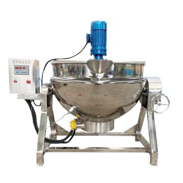 100L Jacketed Kettle: Steam, Gas, Electric Food Cooker with Agitator