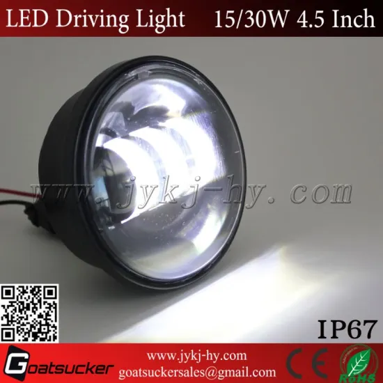 4.5 inch led headlights for motorcycle Harley led fog lamp 30W