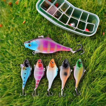 NEWMAJOR 6.5cm Long Casting VIB Lure 12g for Bass Fishing and Stream Angling