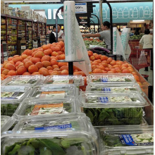 Supermarket Produce Plastic Food Bags on a Roll