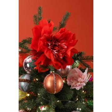 Paper Flower Crystal Christmas Ball