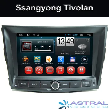 OEM In Car Audio Video Device Navigation Head Unit Ssangyong Tivoli Tivolan