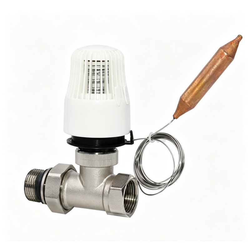 Remote Thermostatic Radiator Valve (Straight Type) (3)