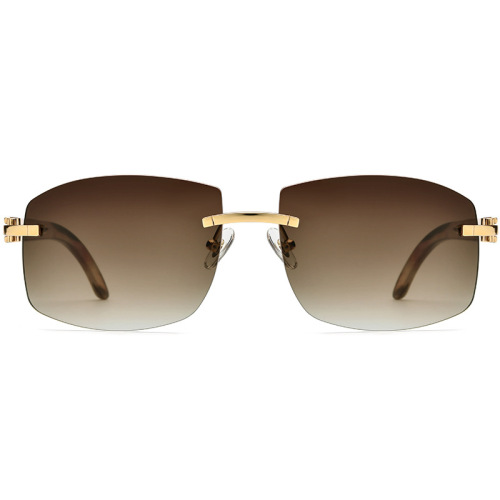 Natural Black Bullhorn Sunglasses