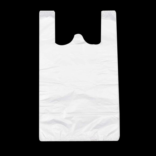 Grocery industrial use vest handle printed t shirt plastic grocery bags