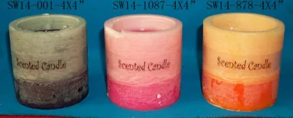 Decorative celebration romantic craft candle