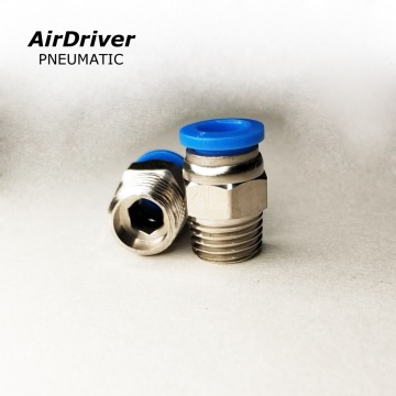 One Touch Connect Pneumatic Fittings: PC8-02, PC10-02, PC6-02, PC6-01