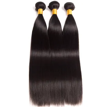 Wholesale Virgin Remy Brazilian Straight Hair Weave Bundles