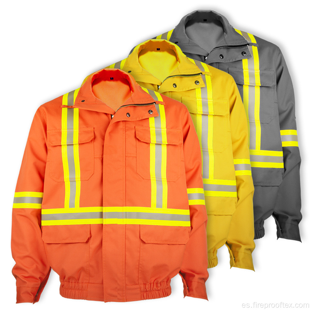 Traje de rescate de fuego de chaqueta aramida NFPA2112