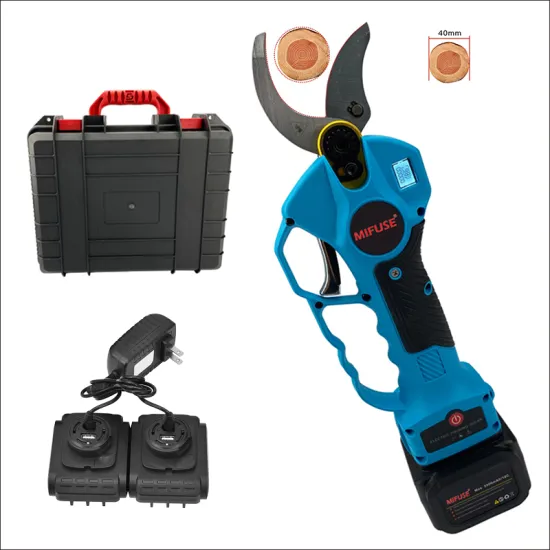 40mm Battery-Powered Progressive Cordless Scissors: Vineyard Rechargeable Electric Secateurs and Power Shears