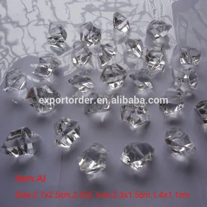 Clear acrylic crystal stone