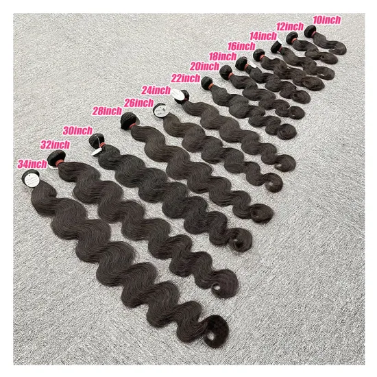Factory Wholesale: 8-42 Inch 10A Grade Virgin Indian Hair Bundles
