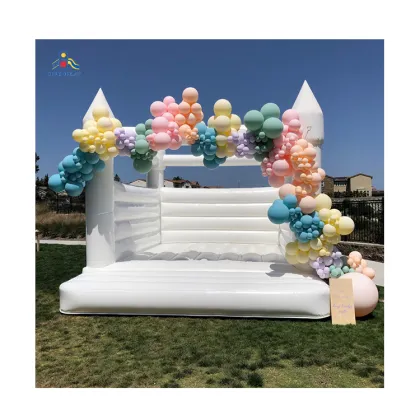 High Quality White Castle Bouncy Wedding Jumper Bounce House