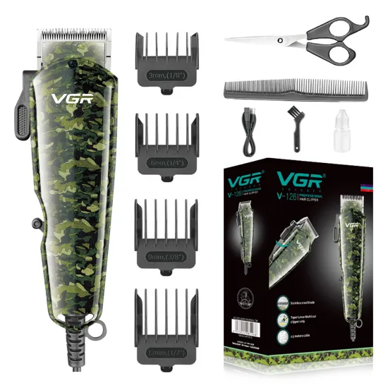 VGR V-126 Powerful Motor Professional Barber Hair Clipper