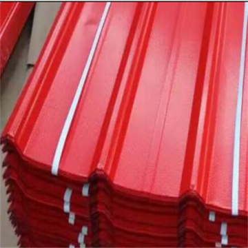 Flame retardant trapezoidal tile for factory building