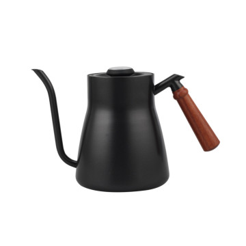 Pour over kettle with wooden handle