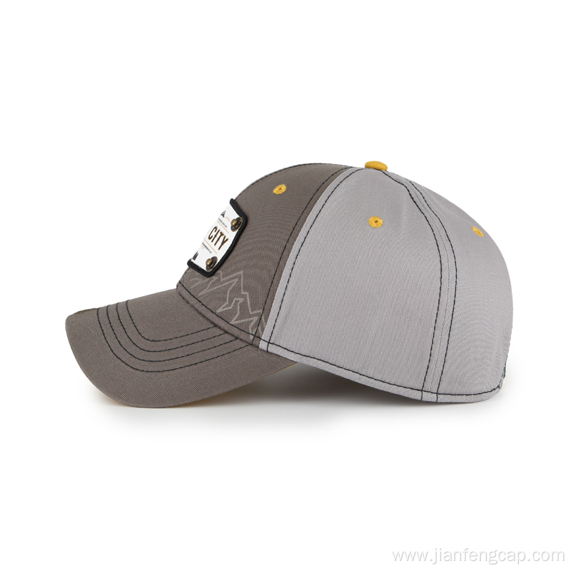 Souvenir 100% cotton structured baseball cap