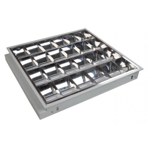 4*10W IP20 Recessed Led Louver Fitting