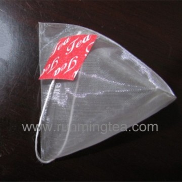 transparent pyramid teabags for loose leaf tea