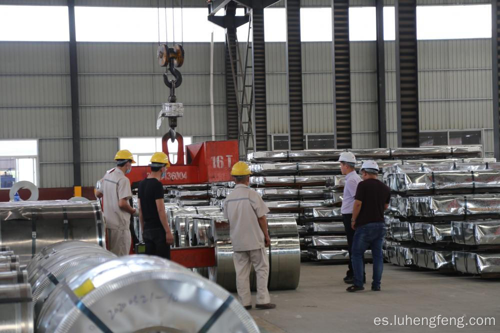 Láminas de techo de zinc galvanizado corrugado