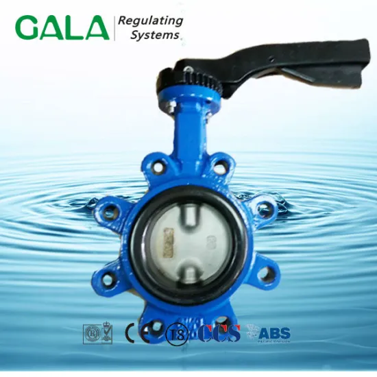 soft sealing manual / hand control butterfly valve