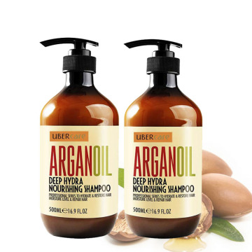 Moroccan Argan Oil Shampoo & Conditioner Set for Damaged Hair