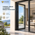 Thermal Break Aluminum Hinged Patio Door with Insulated Glass | JBDHOME
