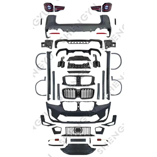 Car Body Kit for BMW X3 G01 G08 2018-2021 to 2022 X3M - Grille, Bumpers, Taillights, Rear Lip