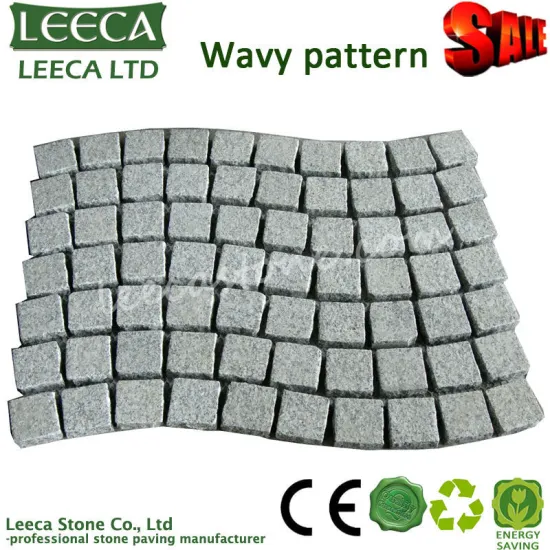 light grey granite paving stone