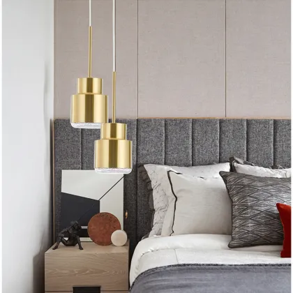 Golden Kitchen Island Pendant Lights - Modern LED Ceiling Hang Lights